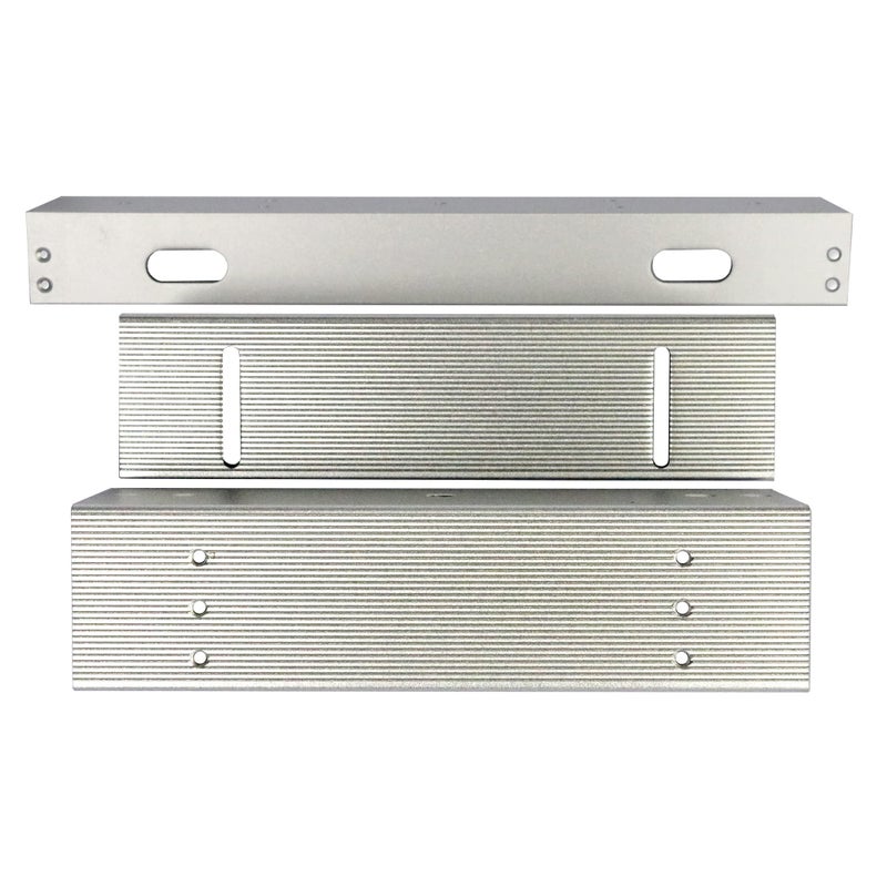 Visionis FPC-5192 600lbs Indoor Electromagnetic Lock with 600 lbs L and Z Bracket for Inswinging Door Access Control Maglock - Image 2